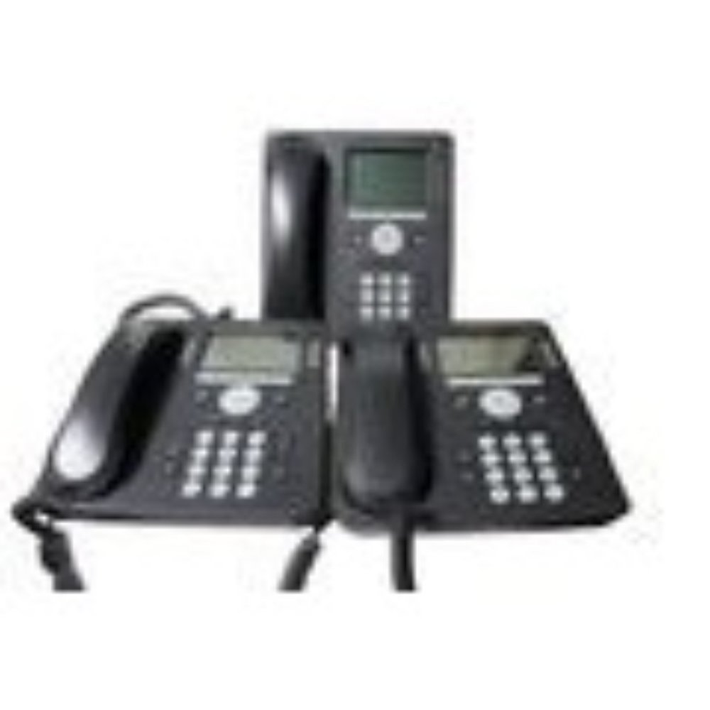 (3) Avaya 9608G Office Phones With Avaya Stands (Barley Used)